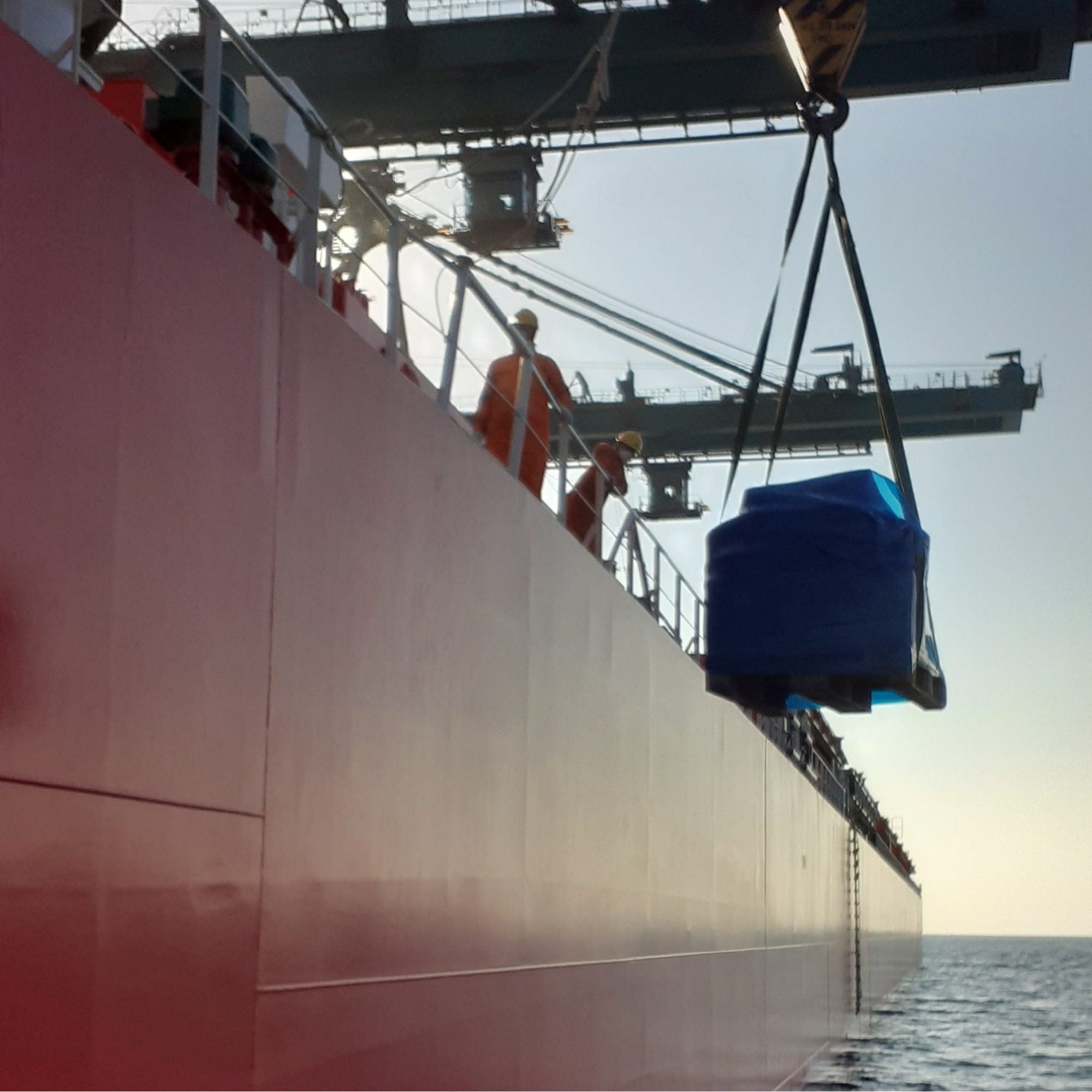 Chemical delivery at port