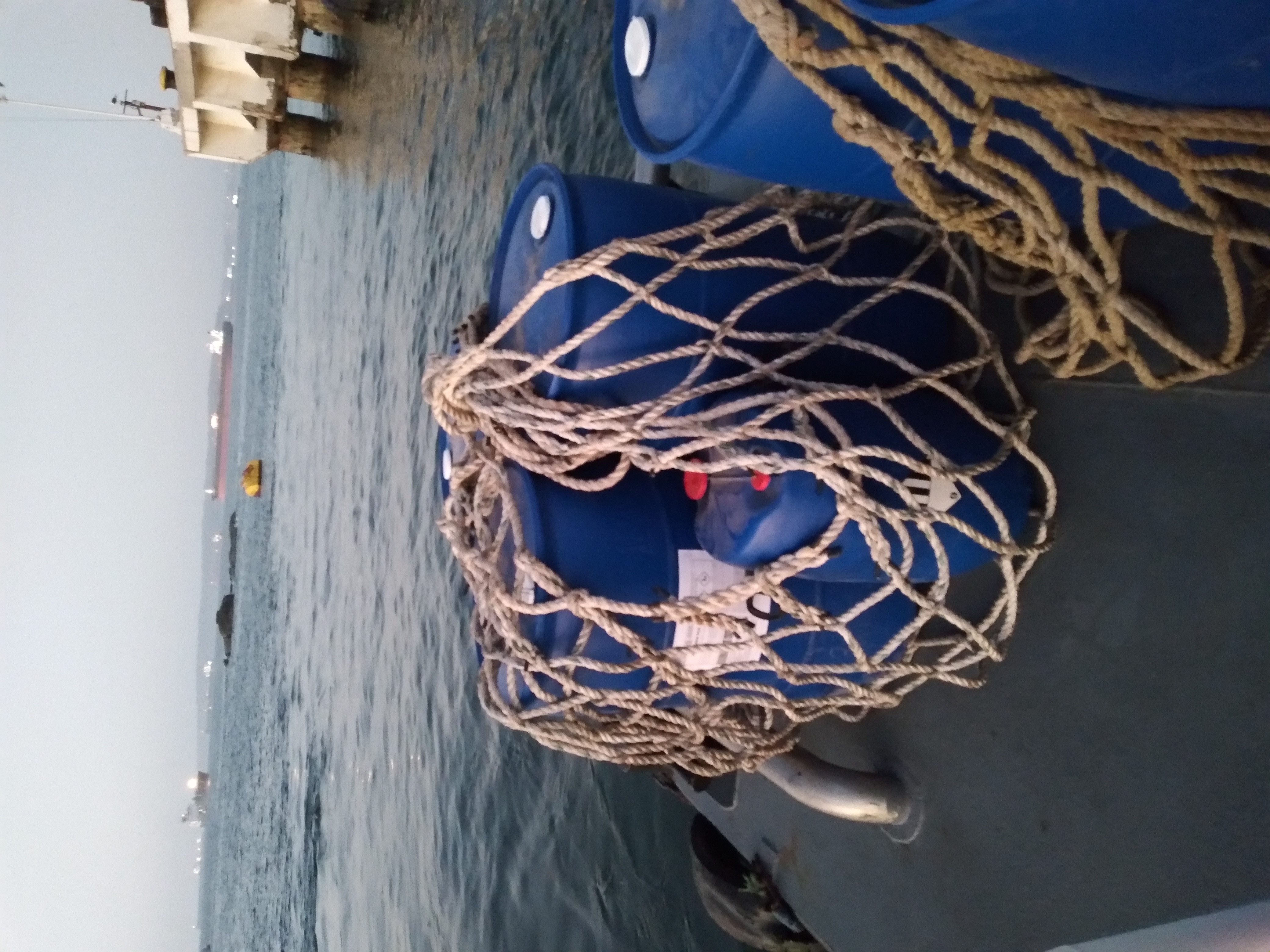 Chemical delivery from dock